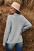 Open Front Chunky Knit Cardigan